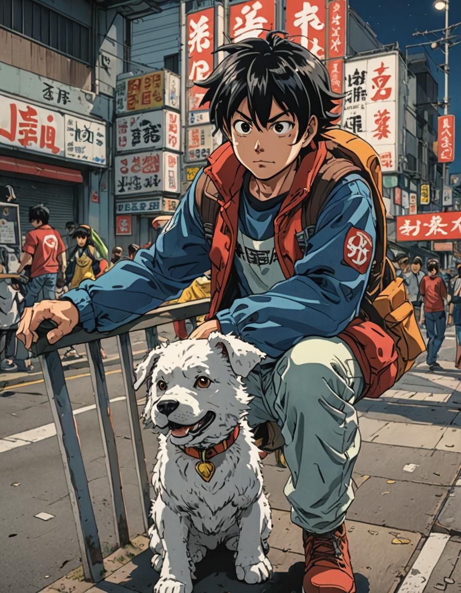 Akira style anime