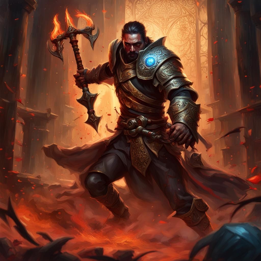 Path of Exile game, Templar class, using the headhunter belt while fighting Kitava