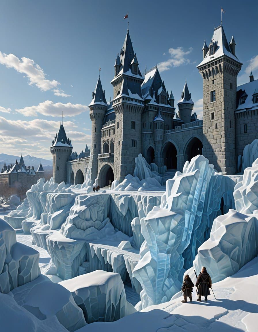 Champlain's Winter Fortress in Baroque Splendor