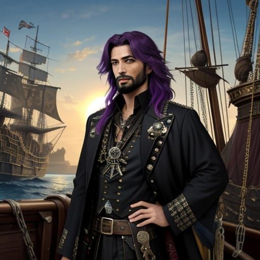 Steampunk Pirate Jesus on Holy Ship: Atlantis Vibes