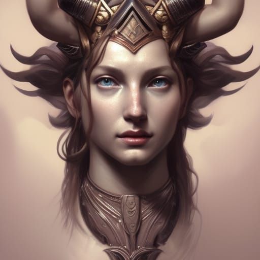 Freya Portrait in Hyperdetailed Style