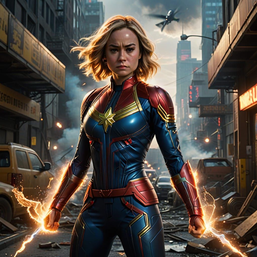 Golden Goddess of the Skies in Cinematic Anime Style