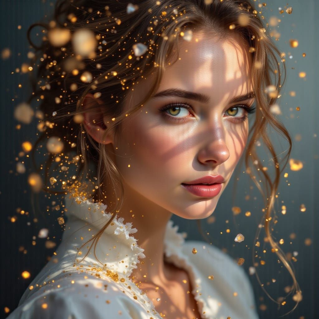 Stylized Portrait with Soft Lighting