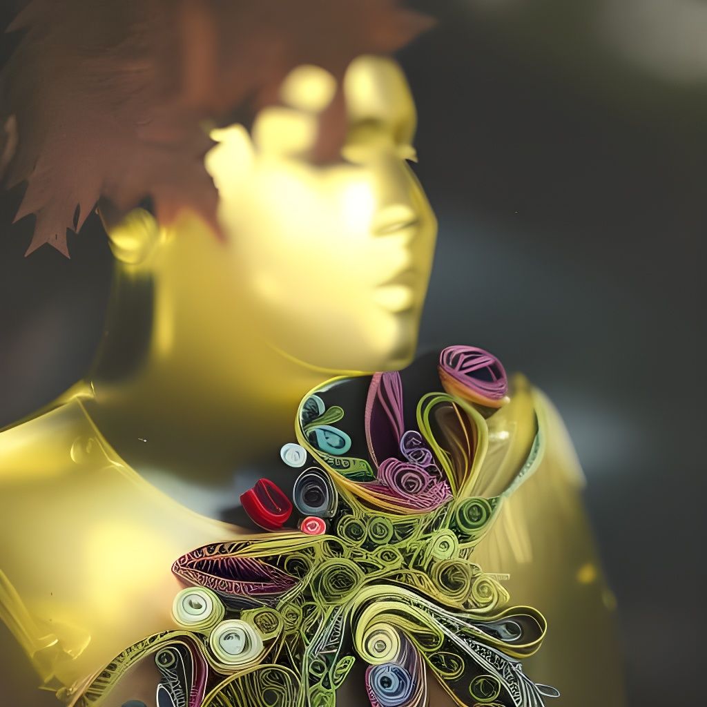 Abstract River Overgrown with Vines and Moss