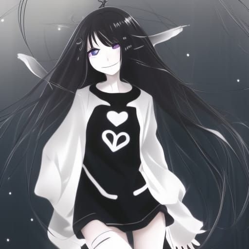 Anime Character Portrait with Dramatic Lighting