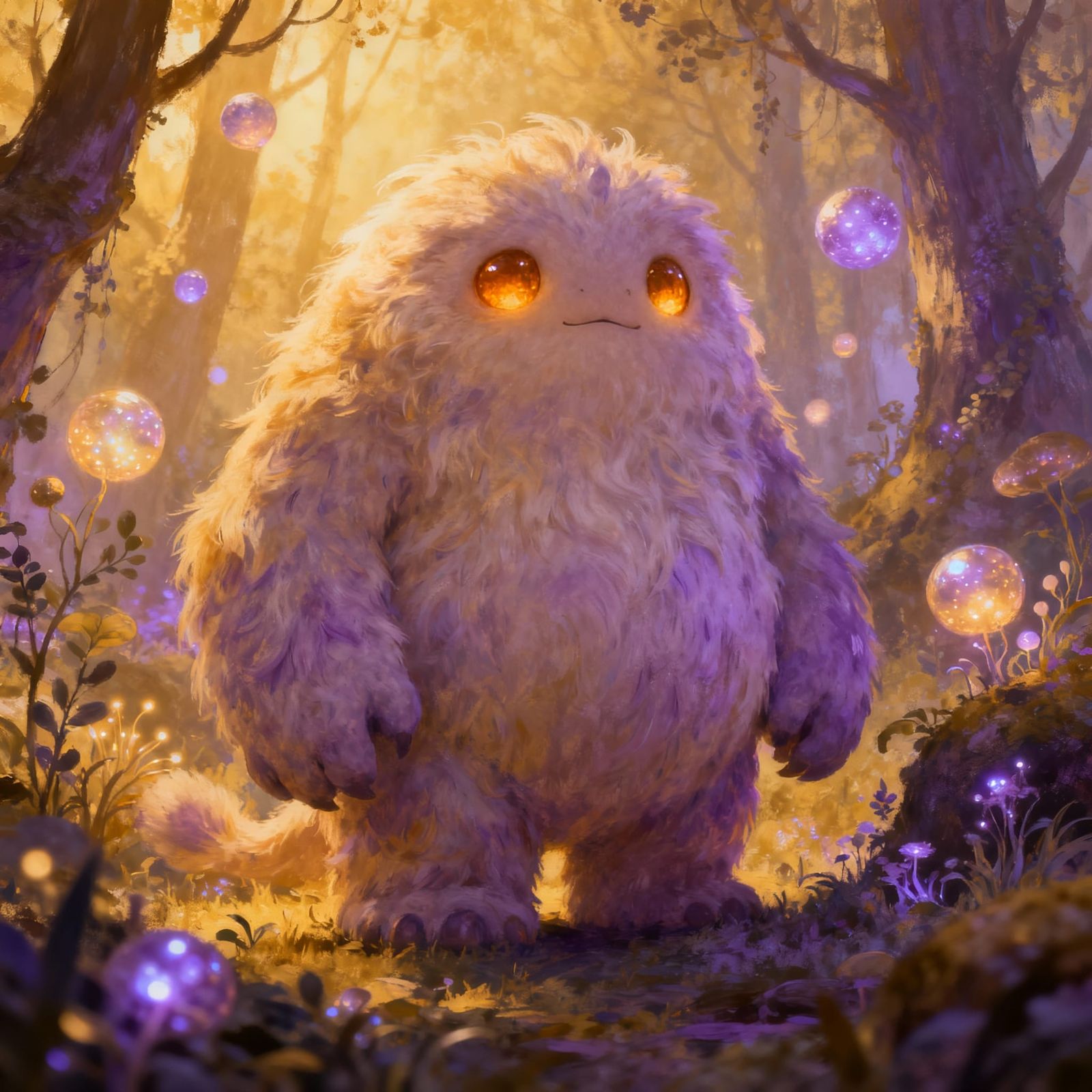 Gentle Monster in Fantasy Landscape