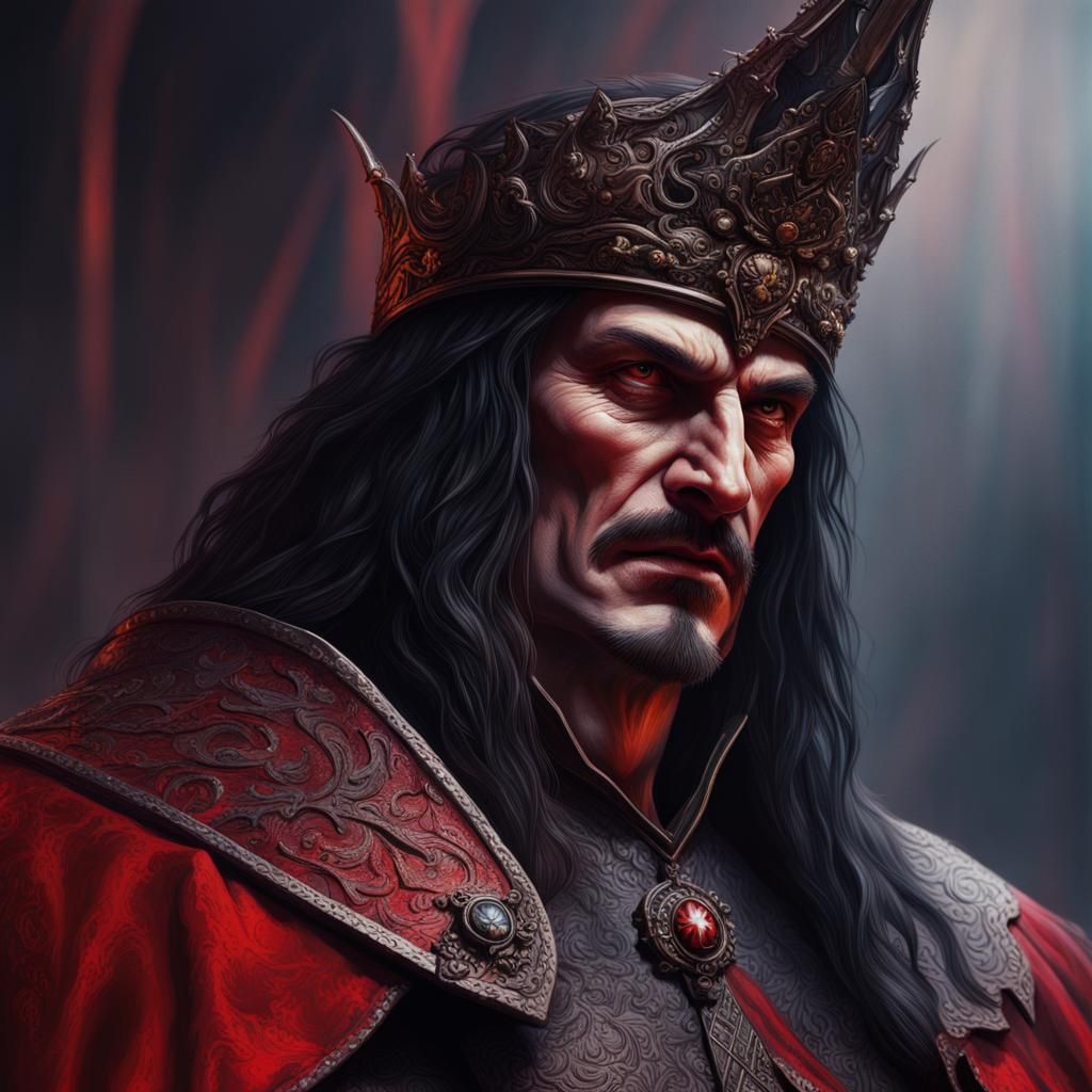 Hyperrealistic Portrait of Vlad the Impaler