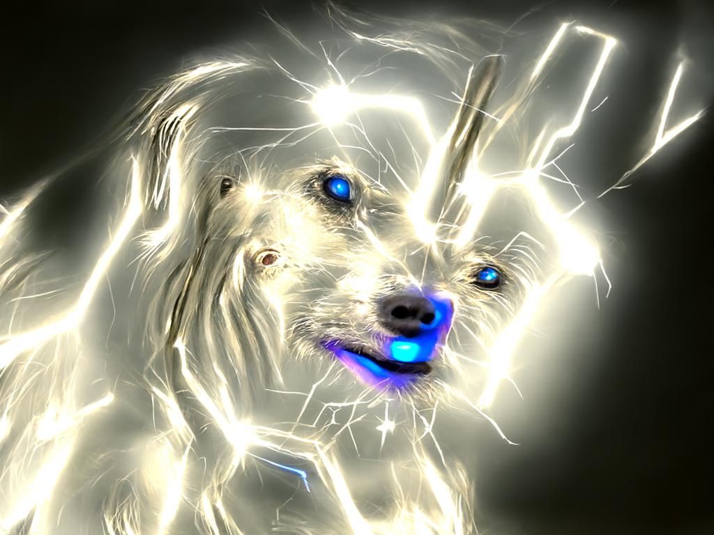 Electric Lightning Dog in Majestic World