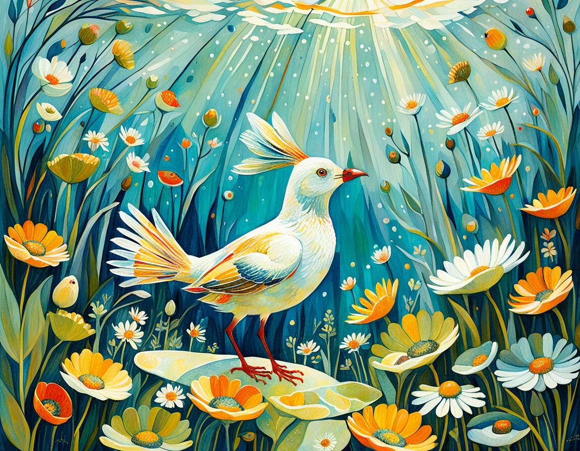 Modern Abstract Artwork in Bold Expressive Brushstrokes