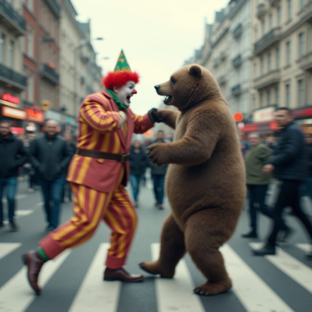 Chaos in the City: A Fierce Fistfight