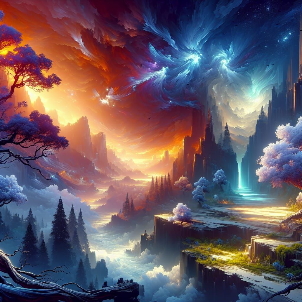 Fantasy Art: Light Inspiring Life Amidst Mortality