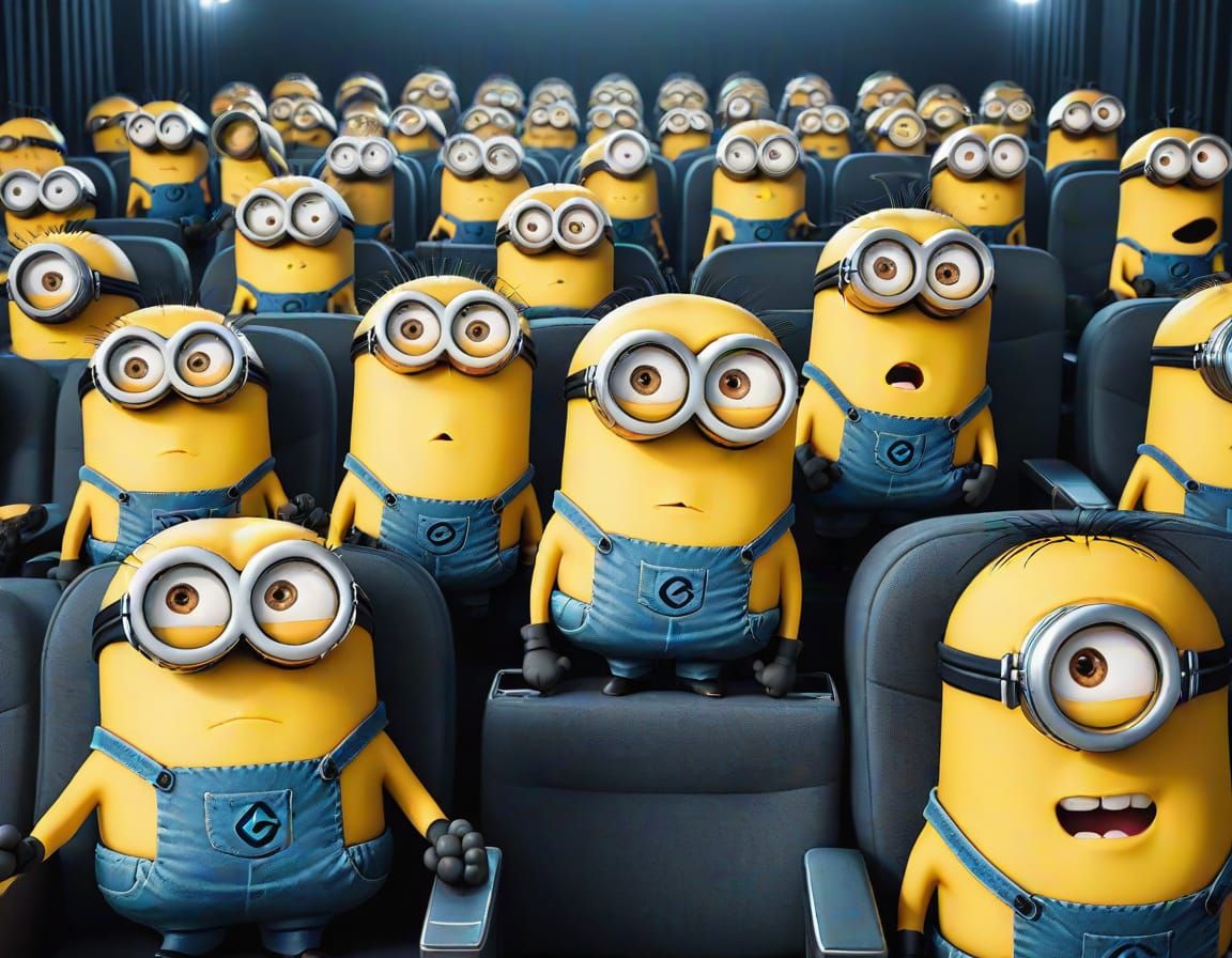 Minions inside cinema