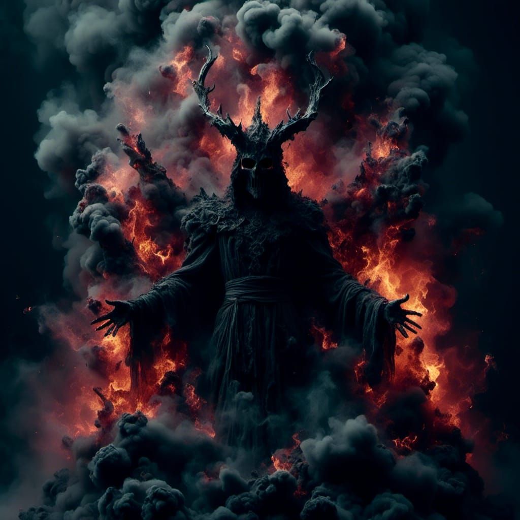 Evil Spirit Appears During Black Mass