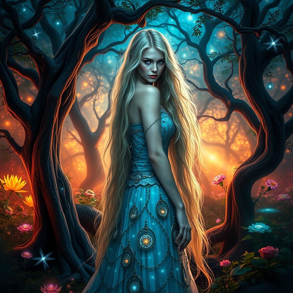 Enchantress in Celestial Grotto