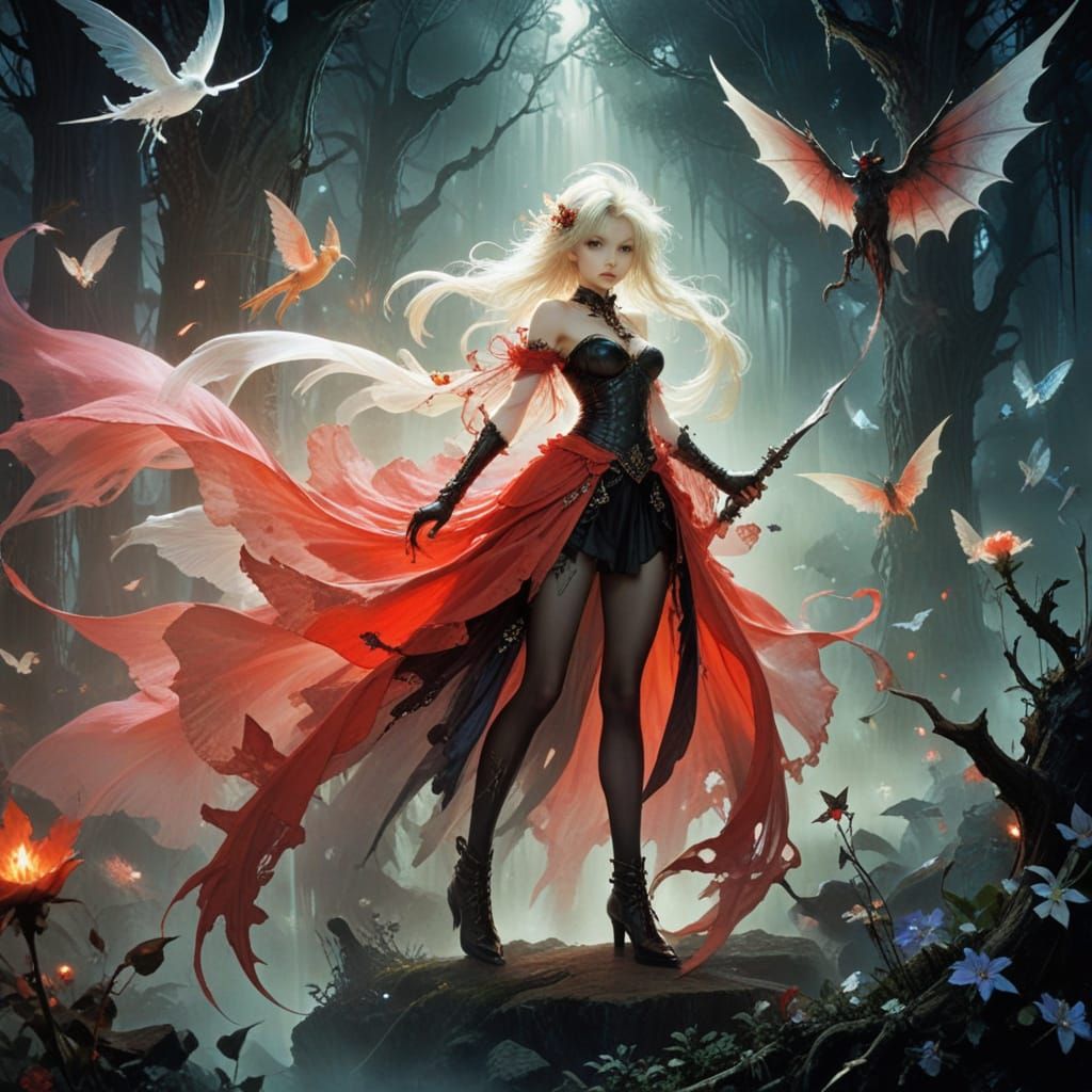 Style of Yoshitaka Amano