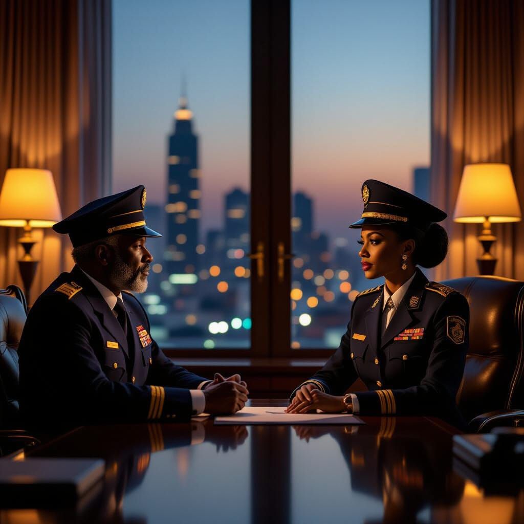 Nigerian Billionaire's Office: Power and Tension