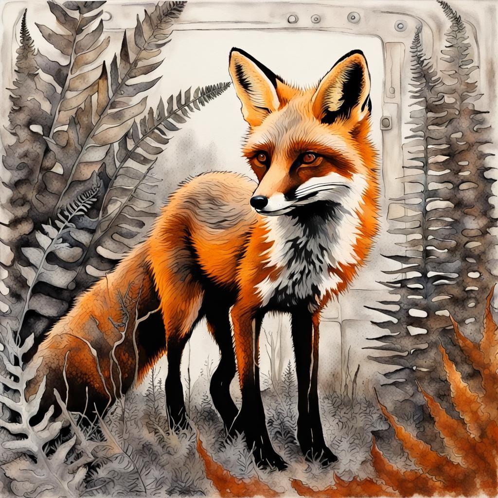 Ink Wash Dreamscapes of a Techno-Renewal