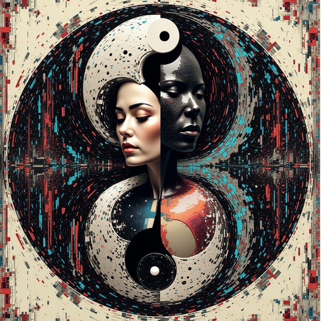 Ethereal Yin and Yang Duality in Harmonious Balance
