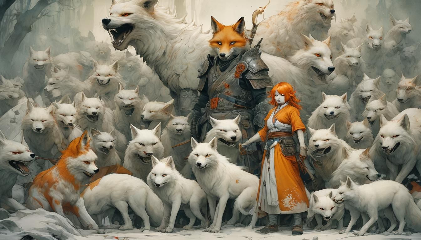 SanSa - Yokai Hunter - SanSa and Kitsurugi together with the...