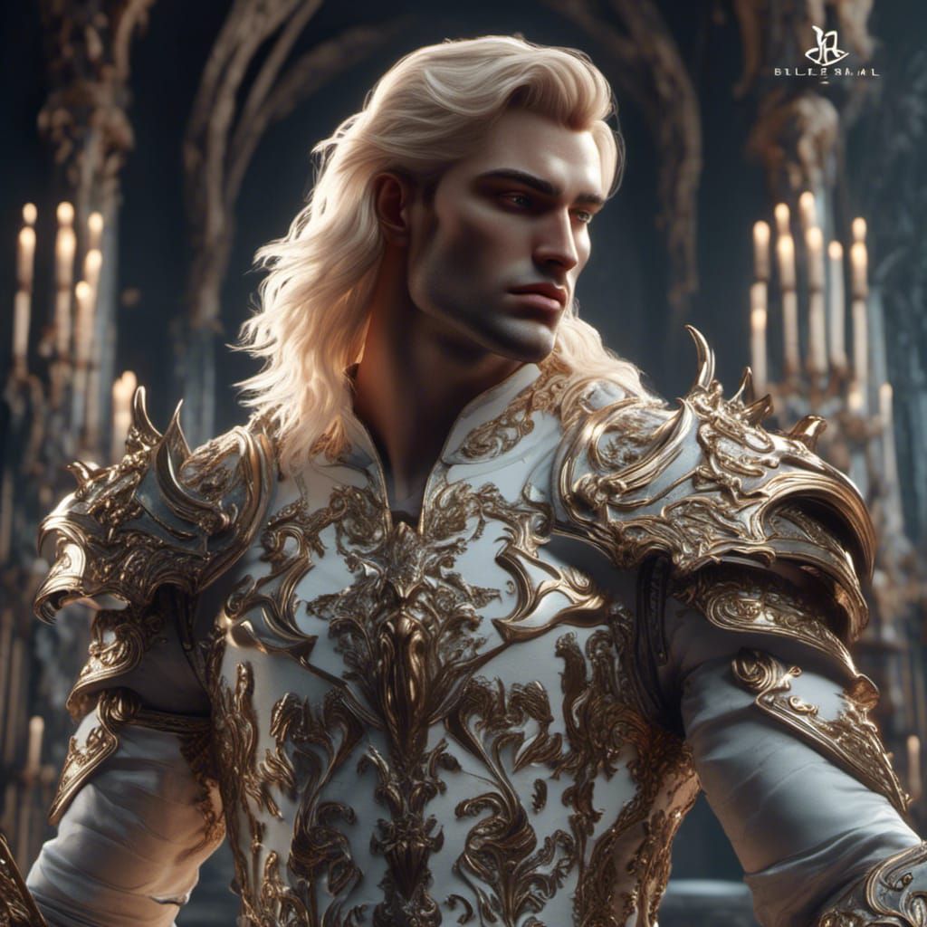 Edian Warrior in Rococo Armor