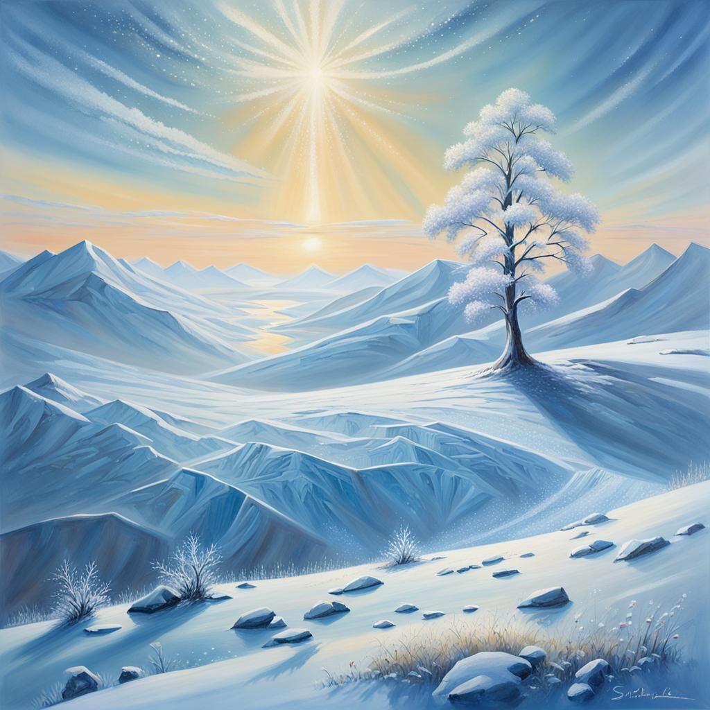 Ethereal Winter Wonderland in Soft Focus