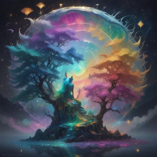 Rainbow Fragment Unicorn, Mermaid, and Phoenix