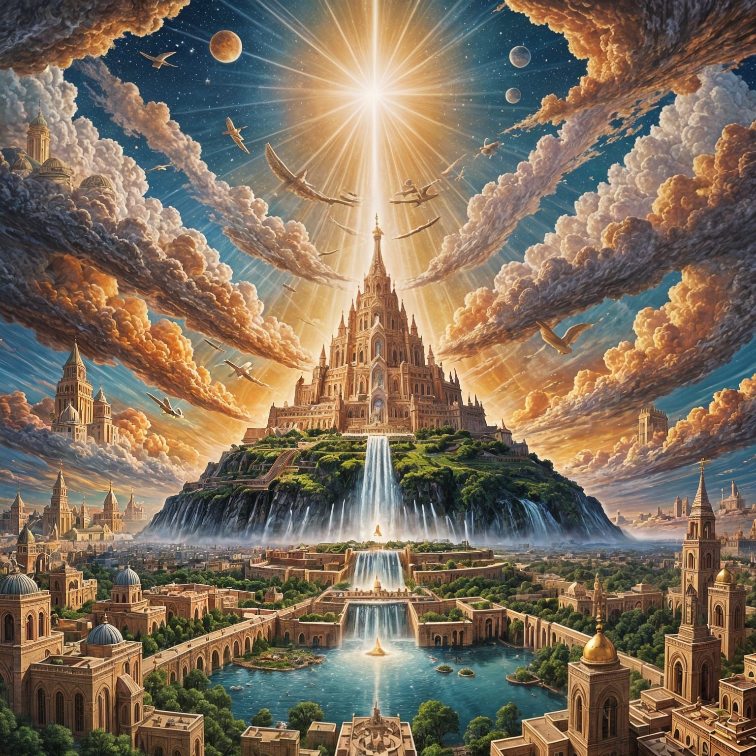 New Jerusalem Descends from Heaven