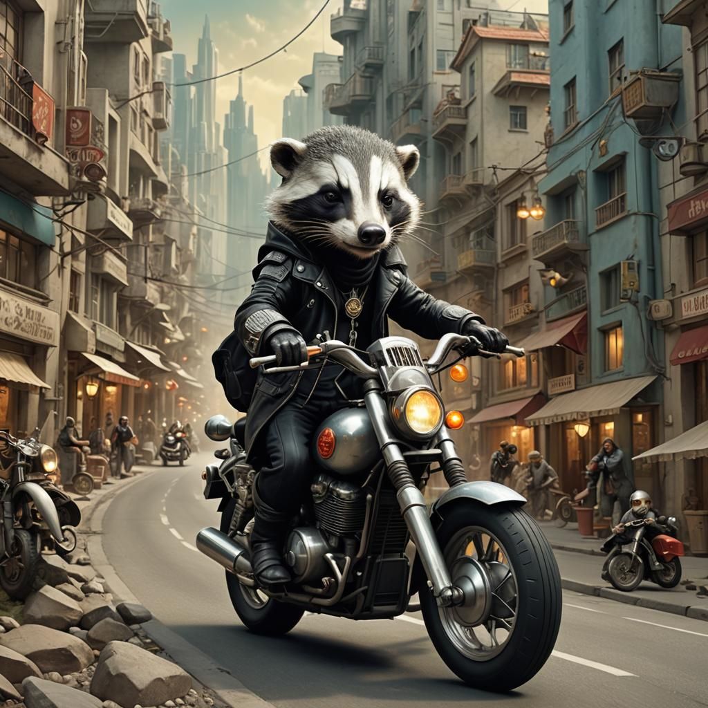 Mad Badger on journey