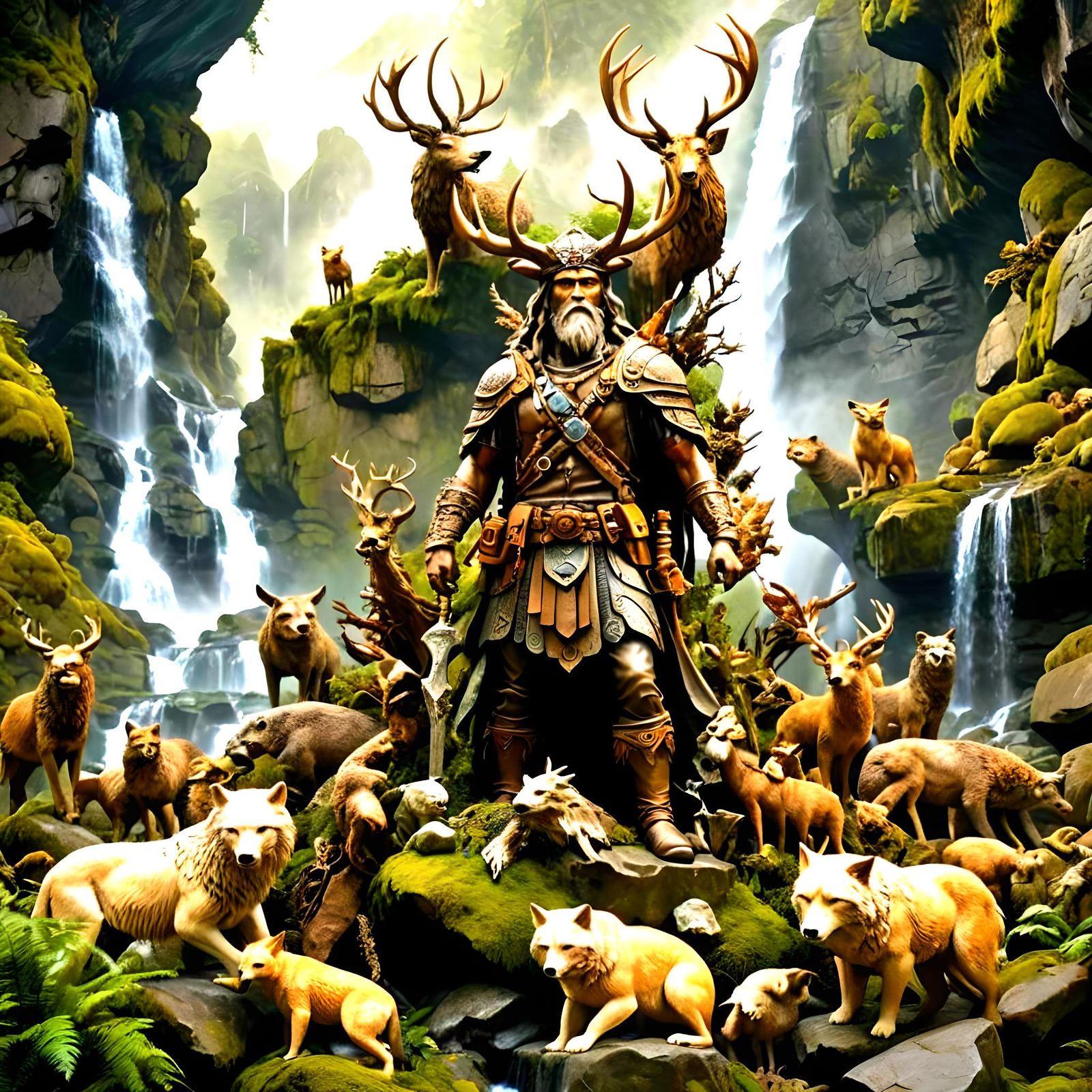 Hircine, Daedric prince of the hunt.