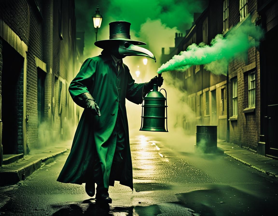 Plague doctor and censer