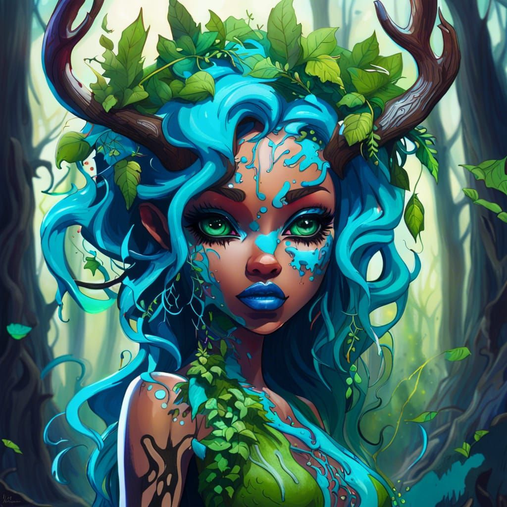 Monster High Doll in Mythical Graffiti Woodland