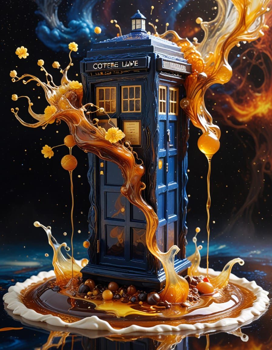 Surreal Liquid Creatures in Earthy Tones