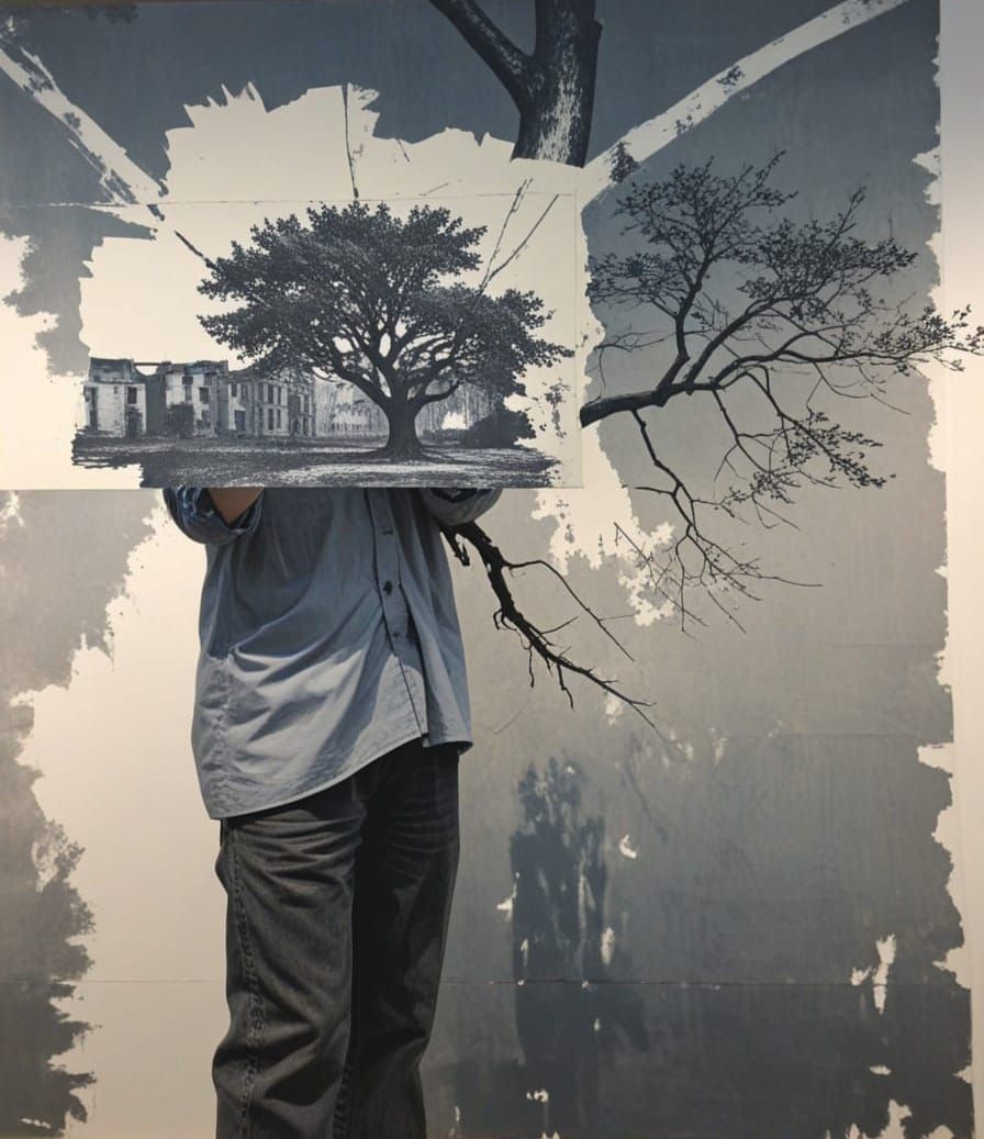 Abstract Tree Forms in Expressive Brushstrokes