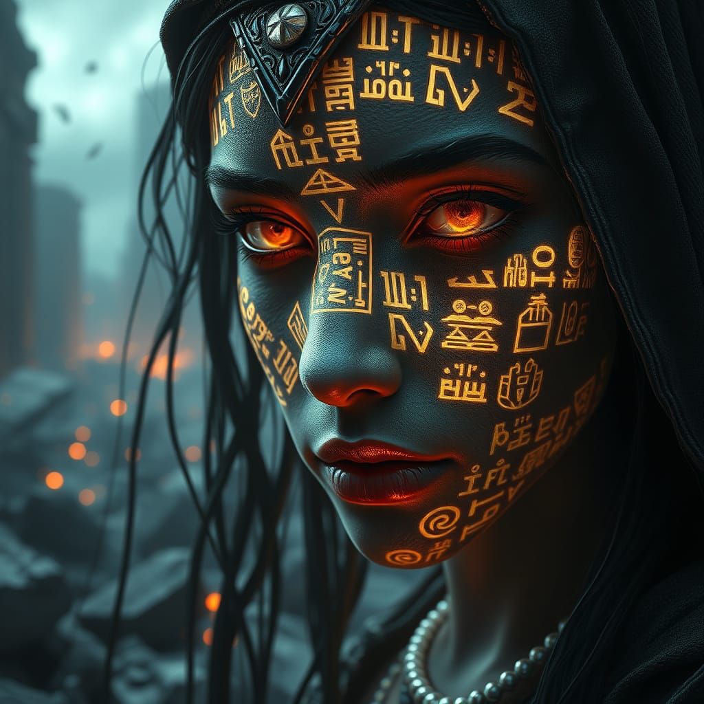 Woman with Hieroglyphs in Fallen Kingdom