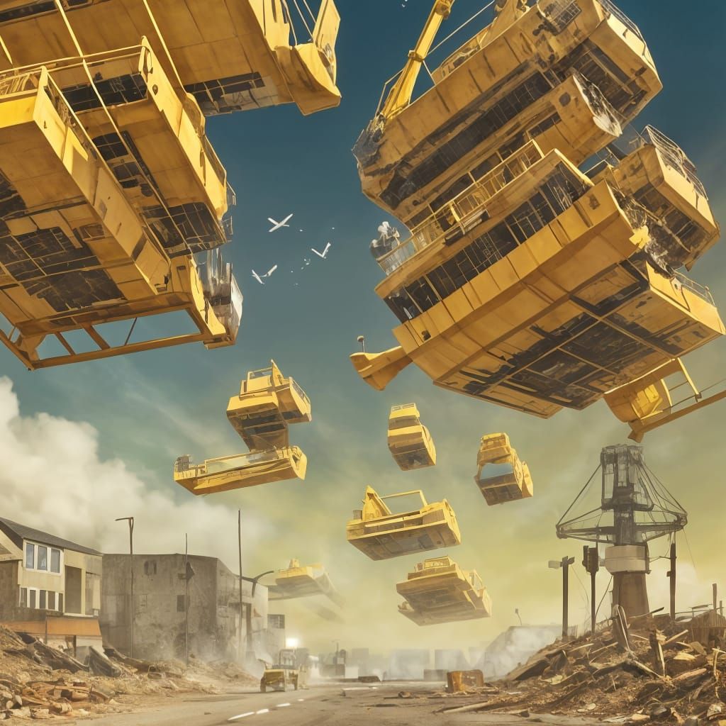 Demolition Site in West Country, England