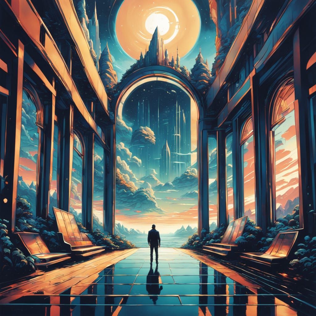 Futuristic Windows to Fantastical Worlds