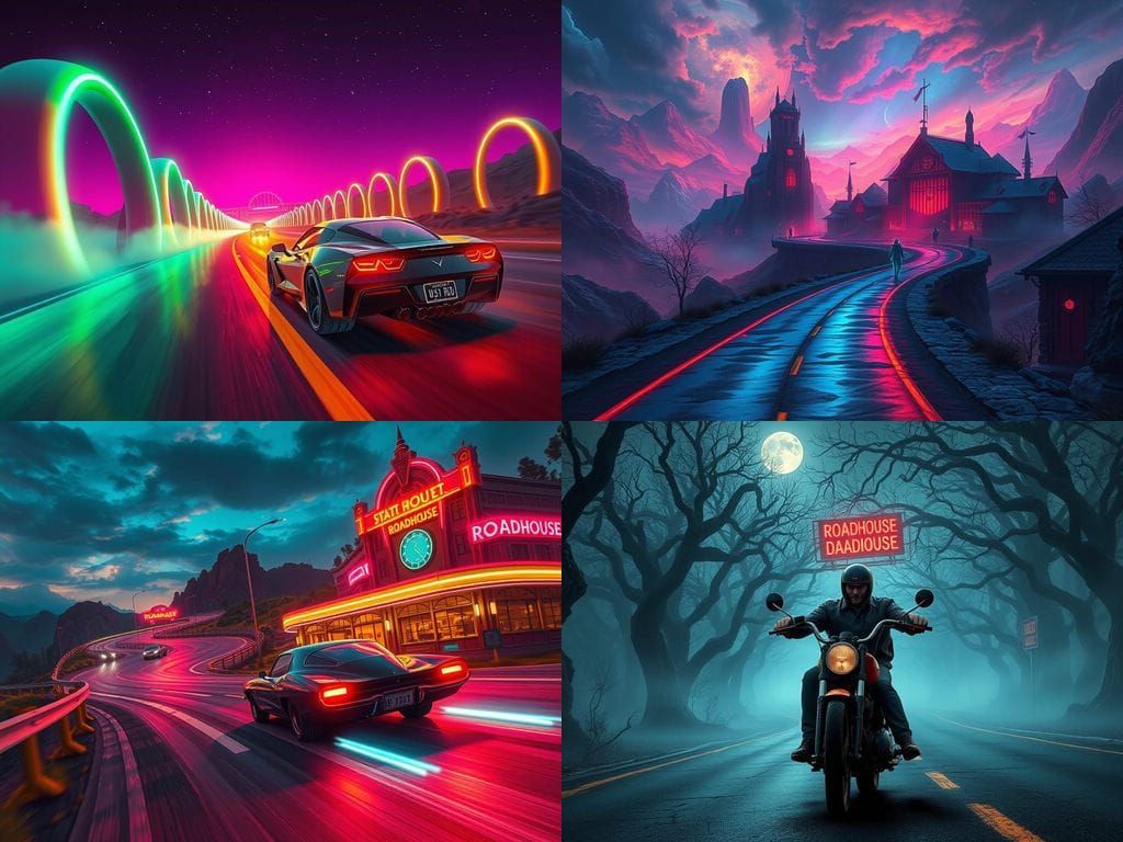 Epic Roadhouse Road Trip in Deep Fantasy