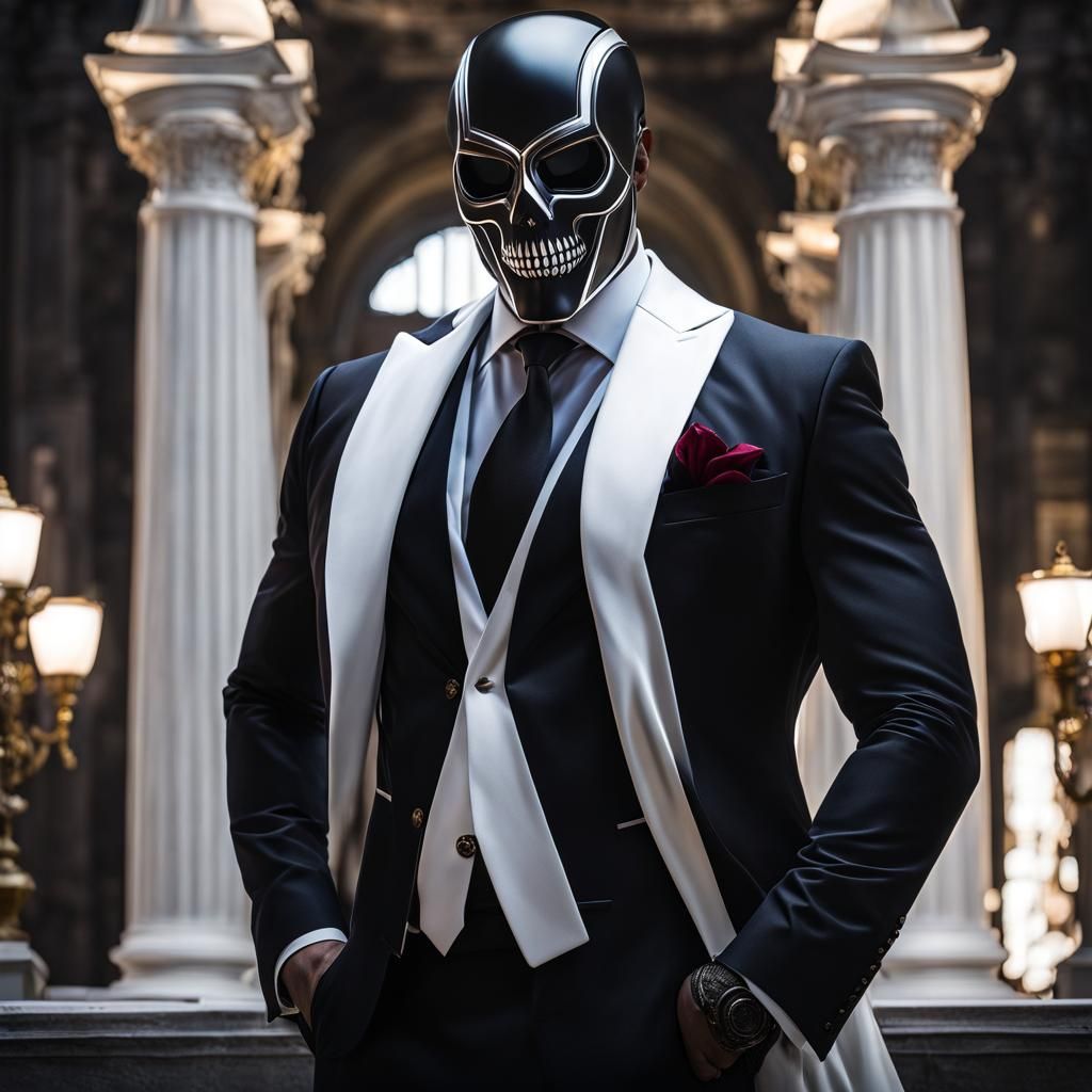 Black Mask: High-Definition DC Villain Portrait