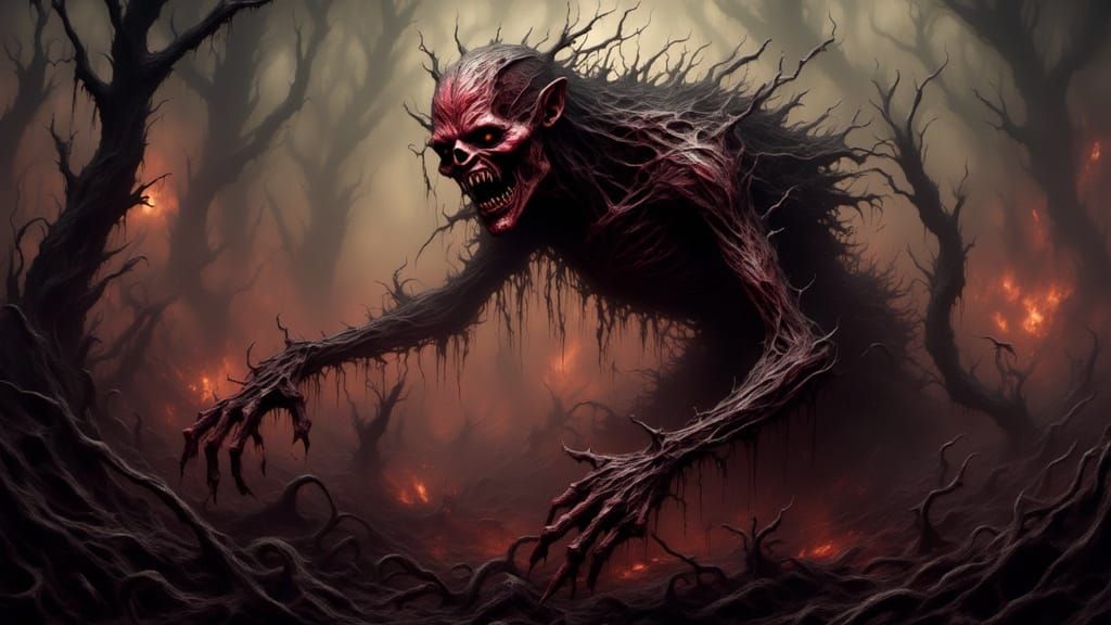 Undead Horde in Chaotic Psychedelic Horror