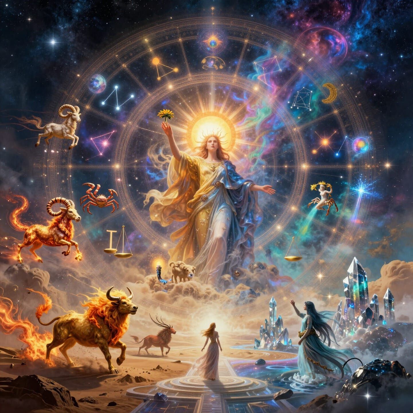 Muzaloth: The Eighth Heaven's Cosmic Seasons