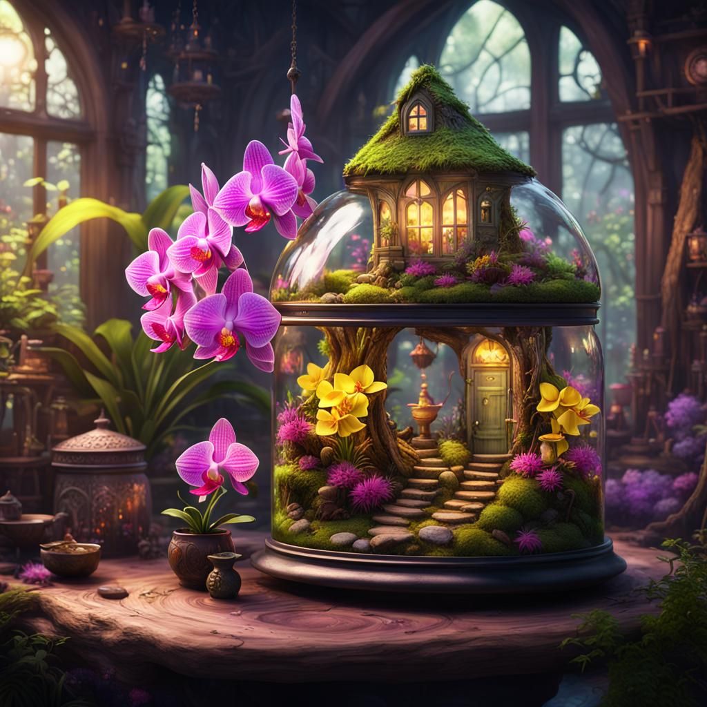 Serene Sanctuary Fairium Terrarium