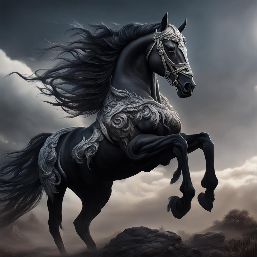 God of Death: Black Horse Holy Symbol