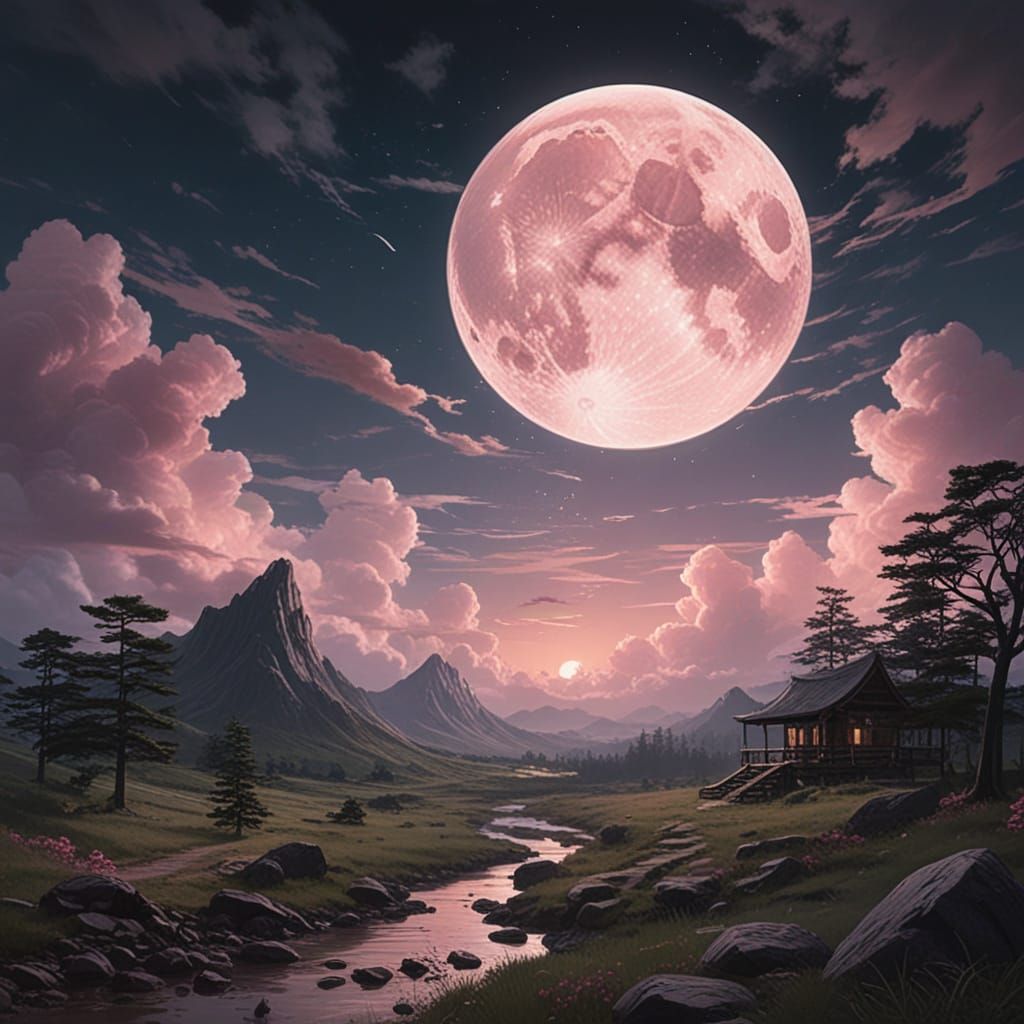 Ethereal Pastel Dreamscapes in Cel-Shaded Style