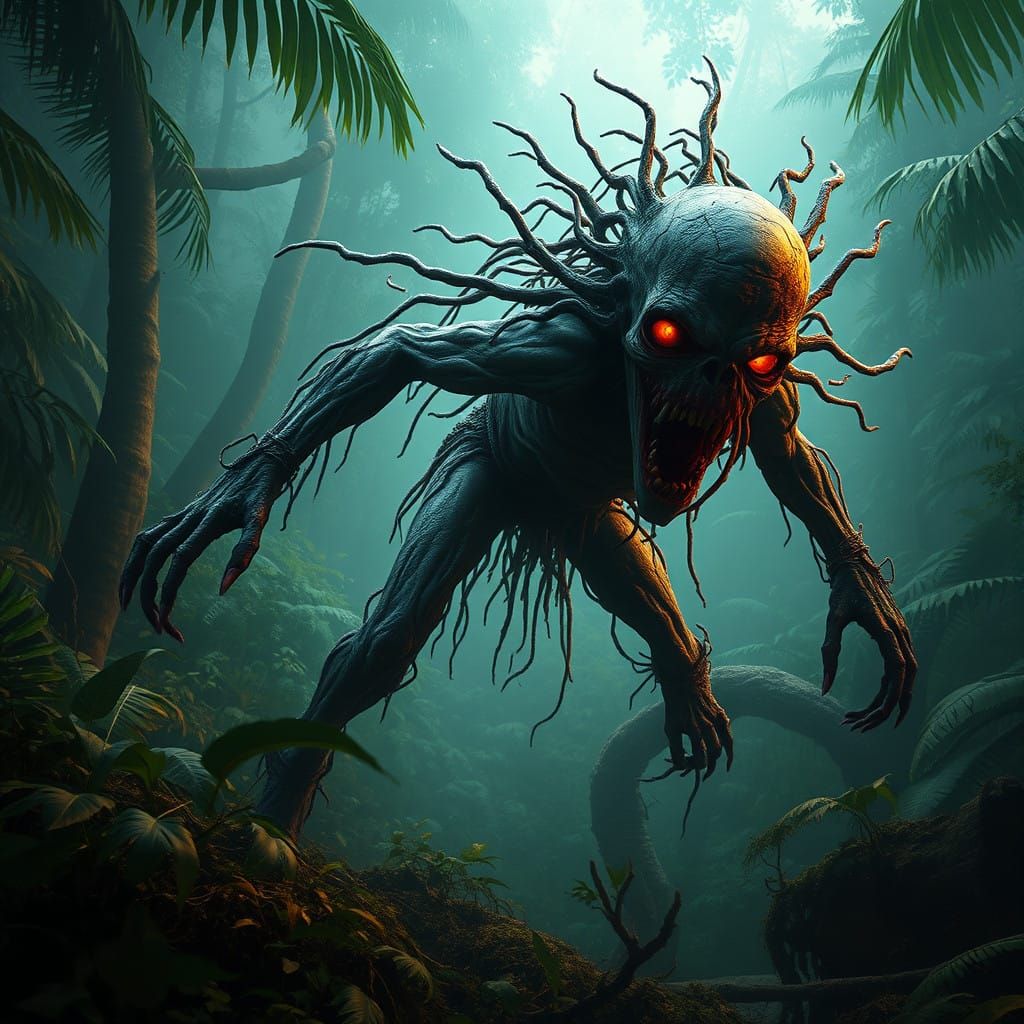 Dramatic Amazonian Zombie Emerges from the Rainforest