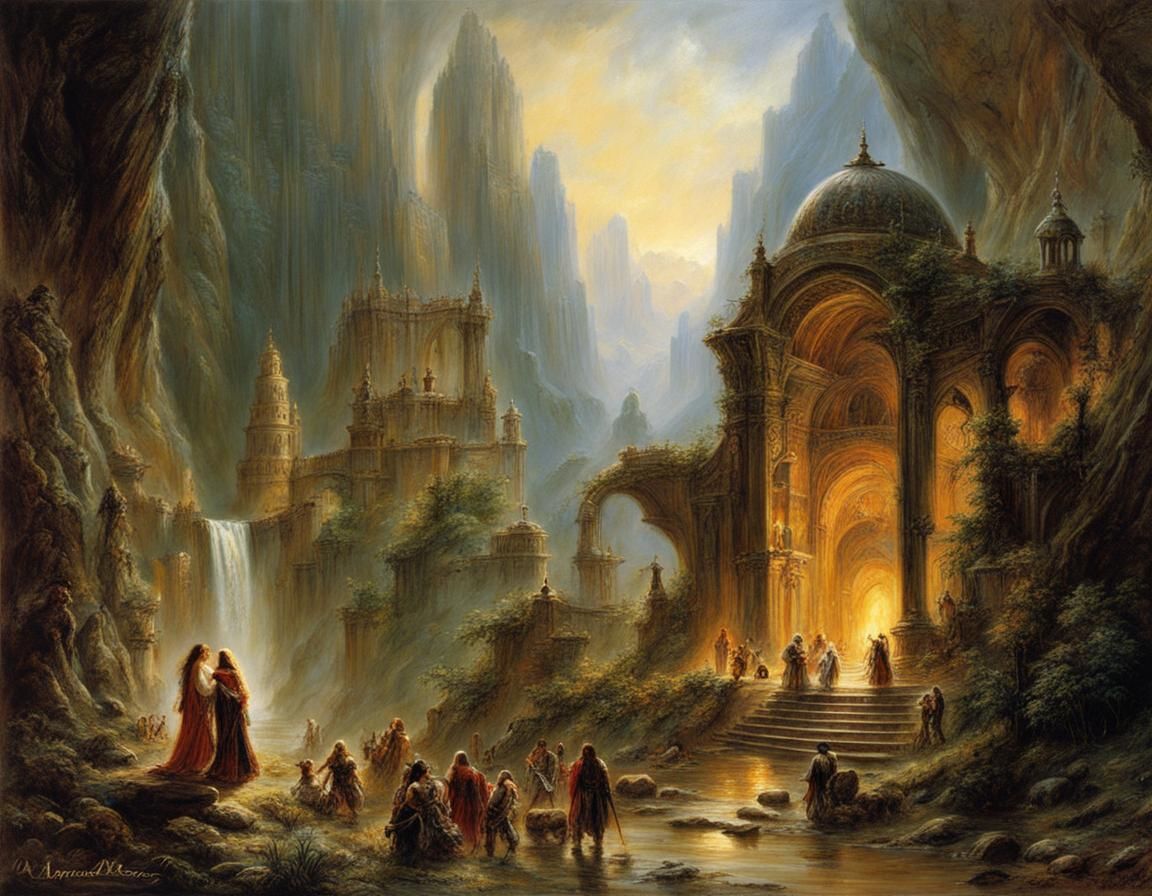 AI Interpretation of Portrait and Fantasy Art