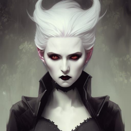 Gothic Female Vampire Portrait in Unreal Engine 5