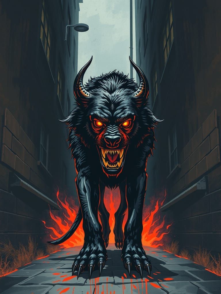 Hellhound Emerges: 1960s Horror Movie Poster Art