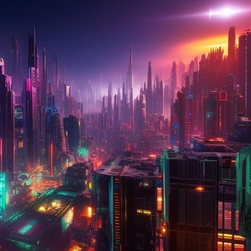 City on the moon