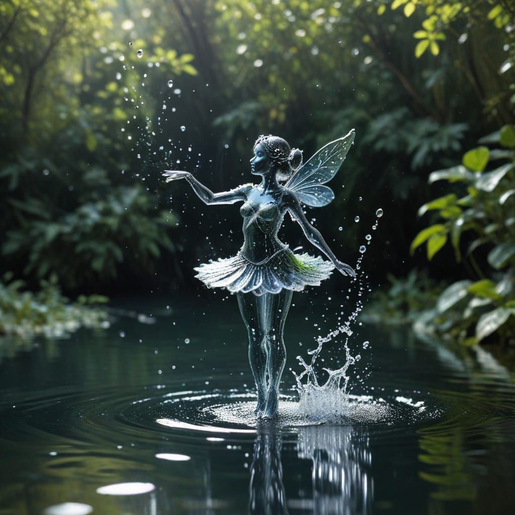 Water Fairy Dancing on Lake