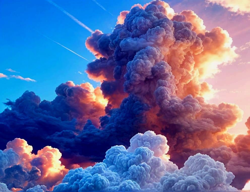 Rhinoceros Cloud Creation in Pink Anime Style